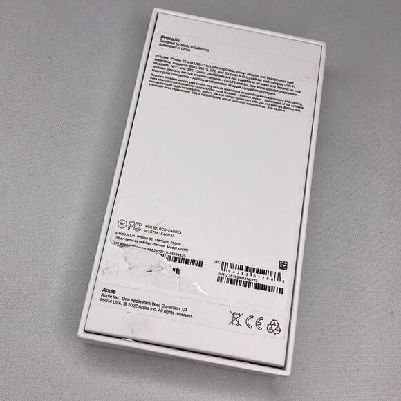 Empty Box of Apple iPhone SE Space Gray with Sim Ejector - Picture 4 of 7